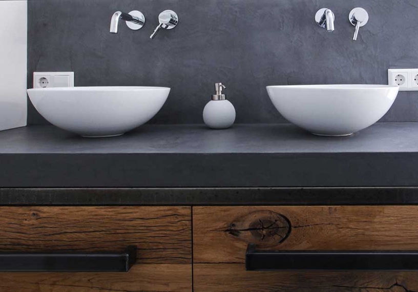 Betonlook badkamer