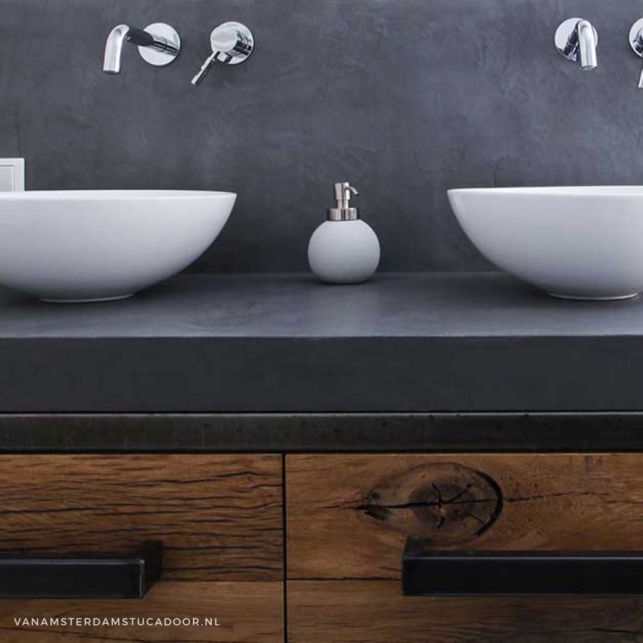 Betonlook badkamer