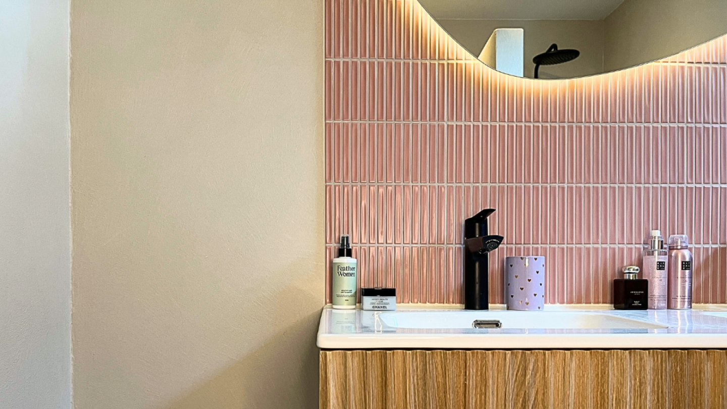 Microcement badkamer in Roelofarendsveen