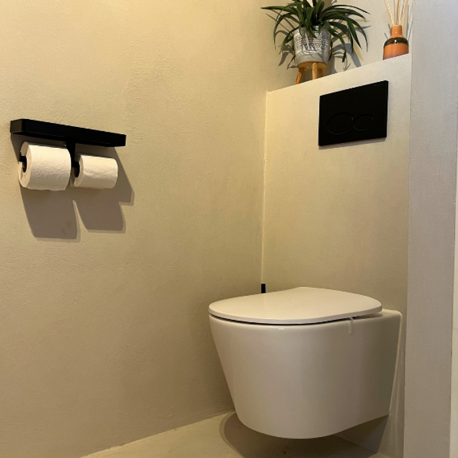 Microcement badkamer in Roelofarendsveen
