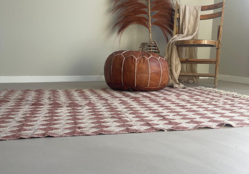 Microcement vloer woonkamer Roelofarendsveen